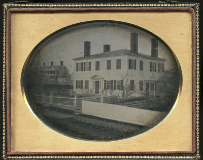 Ebenezer Perkins House, built 1807-1808. Photo c. 1860