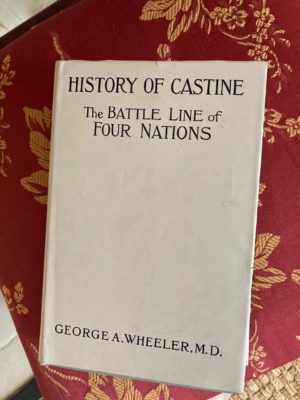 Everyone needs a copy of George A. Wheeler’s important work, History of Castine. This is a rare unused 1923 edition complete with dust jacket. Anonymous donation.