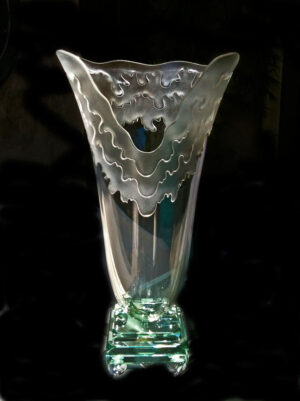 Salvatore Polizzi Wave Vase Donated by Mary Dearborn.